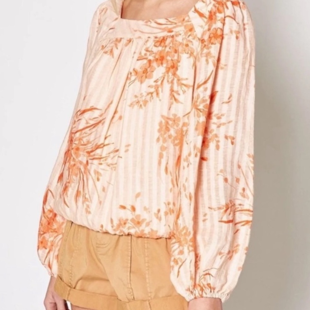 Joie Cadby Island Sunset Linen Top